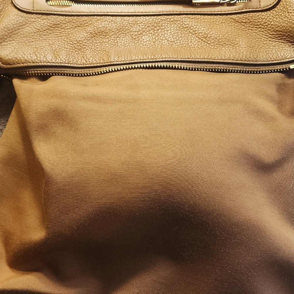 Coach Mae Crossbody Tan Pebbled Leather # F34823 GUC - Picture 9 of 12